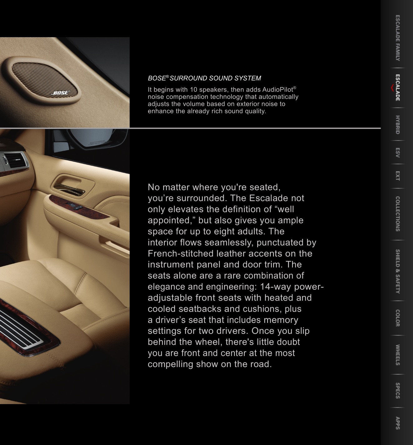 2012 Cadillac Escalade Brochure Page 48